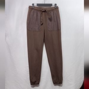 American Eagle Jogger Women's XS Brown Patch Pockets Athleisure Outdoor Comfy